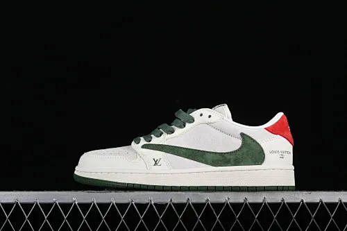 All Categories Air Jordan Jordan Series Basketball Shoes Air Jordan 1 Low High-end Customized Low-top Shoes Travis Scott x Fragment Design x Air Jordan 1 Low OG SP AJ1 Joe 1 LV Joint Beige Red Pig Eight Low-top Cultural Casual Shoes XY2688-102